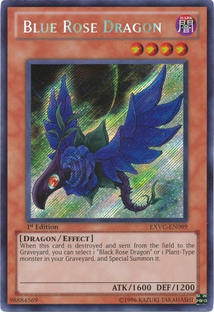 Blue Rose Dragon [EXVC-EN099] Secret Rare For Sale