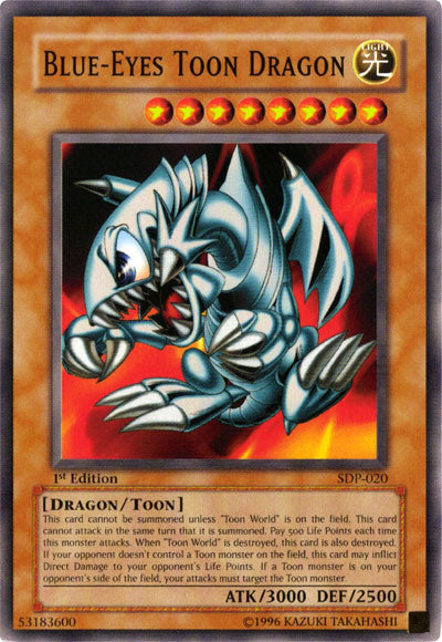 Blue-Eyes Toon Dragon [SDP-020] Common Sale