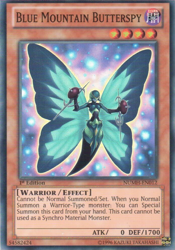 Blue Mountain Butterspy [NUMH-EN012] Super Rare Supply