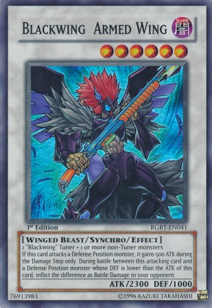 Blackwing Armed Wing [RGBT-EN041] Super Rare Online now