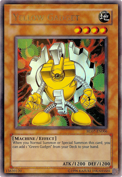 Yellow Gadget [HL07-EN006] Parallel Rare Online