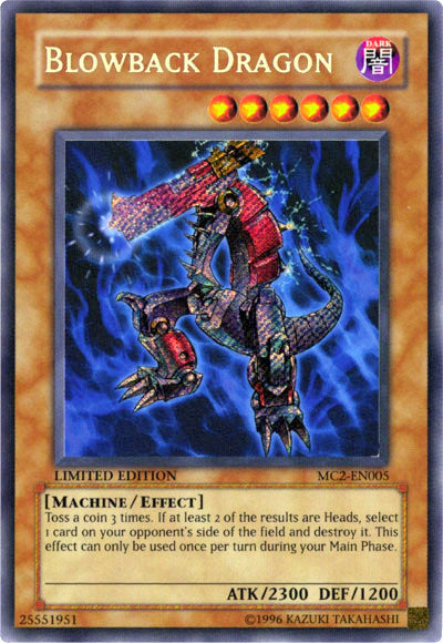 Blowback Dragon [MC2-EN005] Secret Rare For Discount