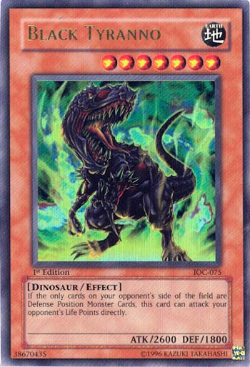 Black Tyranno [IOC-075] Ultra Rare Cheap