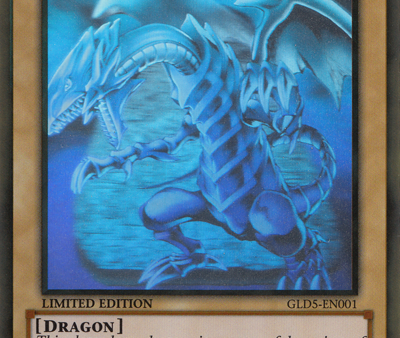 Blue-Eyes White Dragon [GLD5-EN001] Ghost Gold Rare on Sale