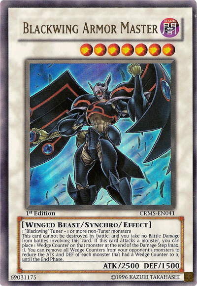 Blackwing Armor Master [CRMS-EN041] Ultra Rare Online Sale