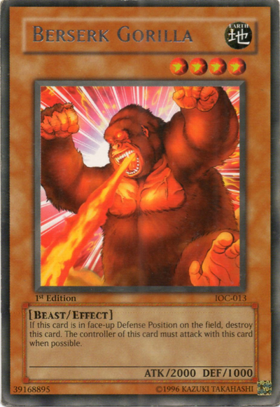 Berserk Gorilla [IOC-013] Rare Fashion