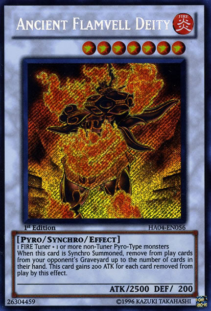 Ancient Flamvell Deity [HA04-EN056] Secret Rare Online Hot Sale