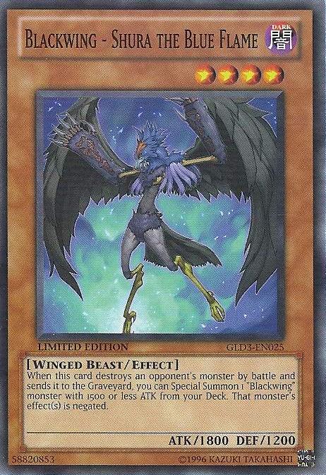 Blackwing - Shura the Blue Flame [GLD3-EN025] Common on Sale