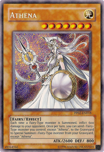 Athena [PP02-EN018] Secret Rare Online