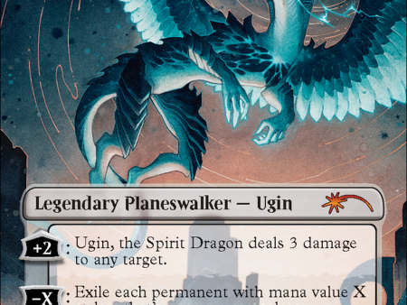 Ugin, the Spirit Dragon (Borderless) [Secret Lair Showdown] For Sale