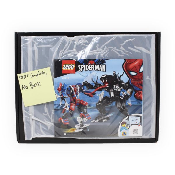 Certified Used Set 76115 Spider-Man Spider Mech vs. Venom (no box) For Discount