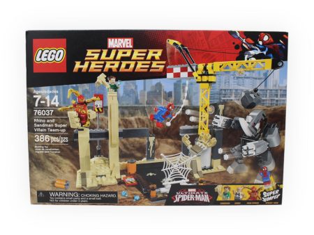 Retired Set 76037 Marvel Super Heroes Rhino and Sandman Super Villain Team-up Online