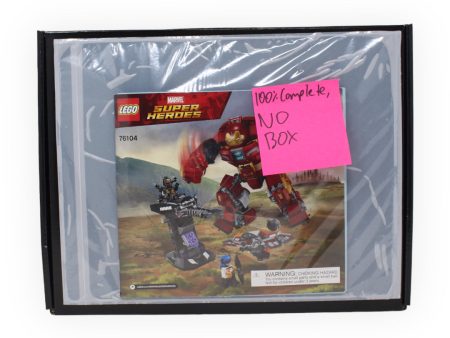 Certified Used Set 76104 Marvel Super Heroes The Hulkbuster Smash-Up (no box) For Cheap