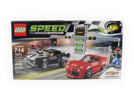 Retired Set 75874 Speed Champions Chevrolet Camaro Drag Race Online now